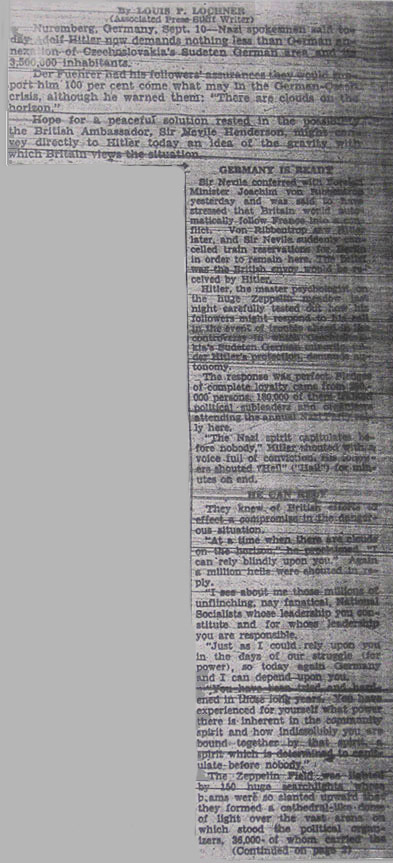 Bergen Evening Record September 10 1938 Article 2